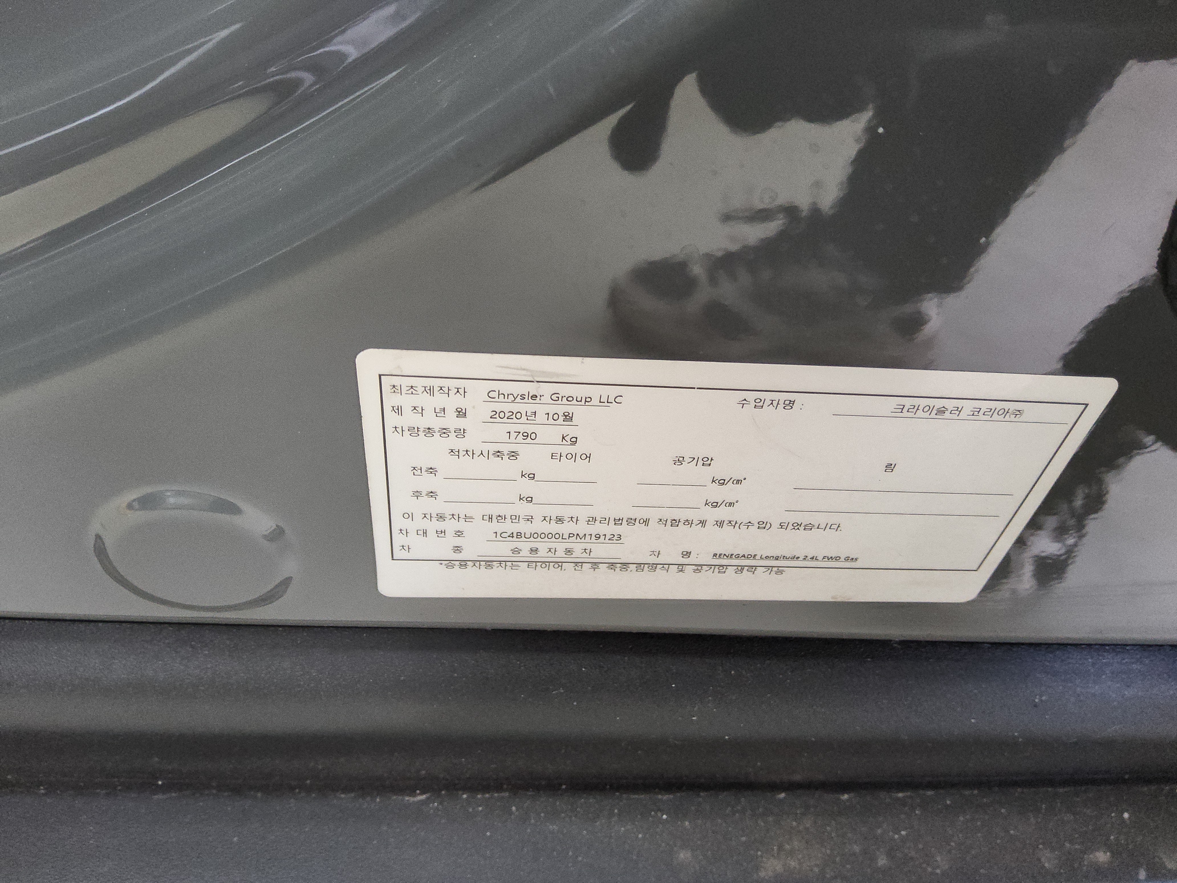 2020 - Jeep Renegade